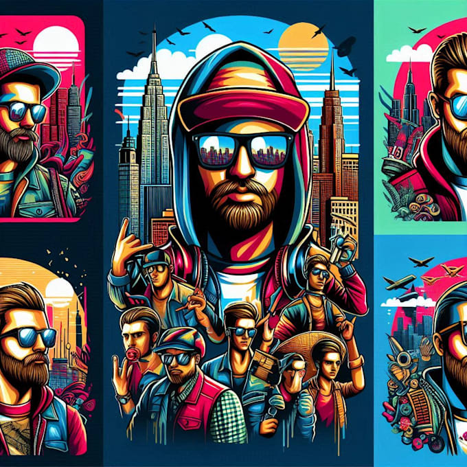 do illustration expressionism art, graffiti, abstract