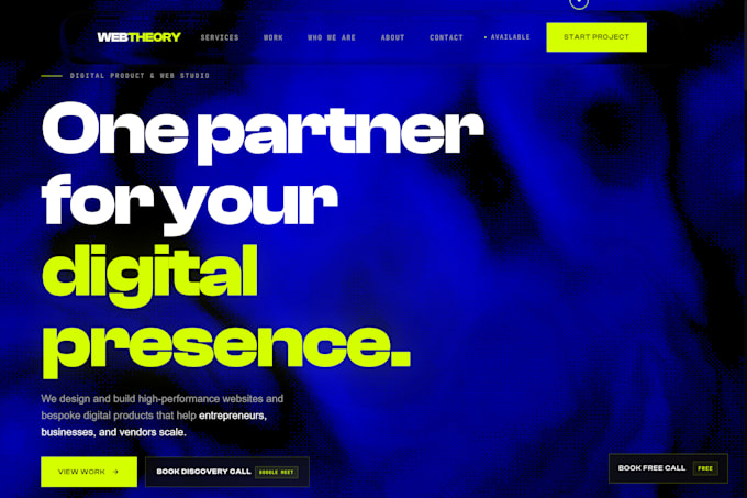 develop a modern saas web application