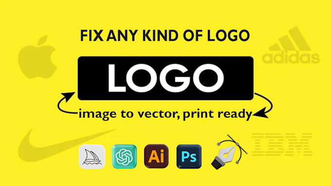 fix , modify ,clone, recreate, ai art to vector, fix logo to print ready file