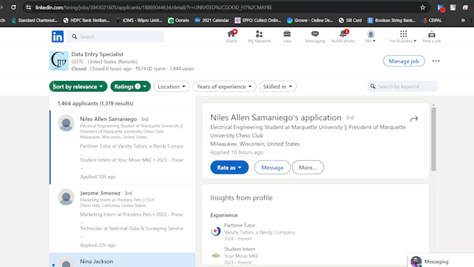 post your job on my linkedin