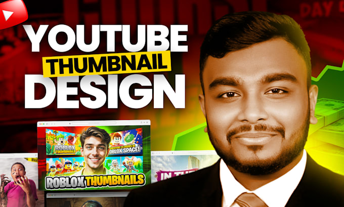 design high CTR clickbait youtube thumbnails