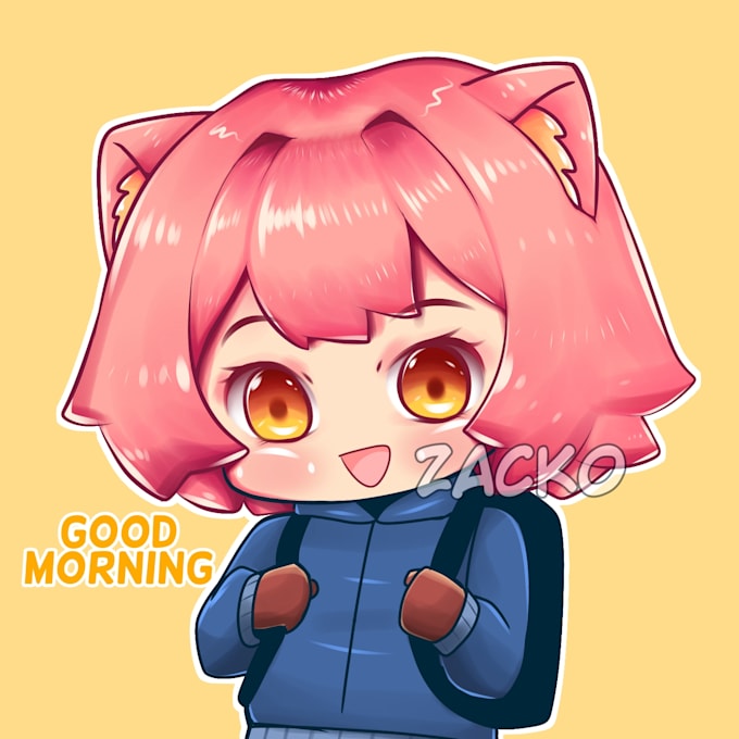 draw cute chibi anime and character design