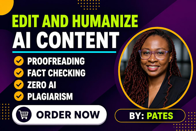 manually edit, rewrite, and humanize ai content and proofread any document