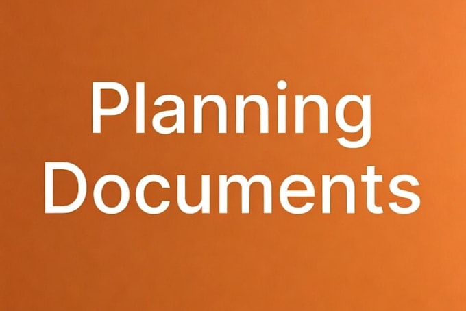 provide planning documents for your planning application