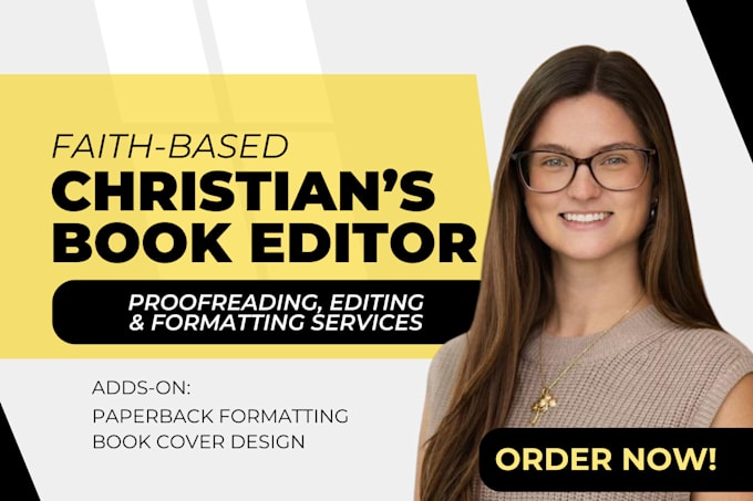 proofread, edit, review and format christian book and articles