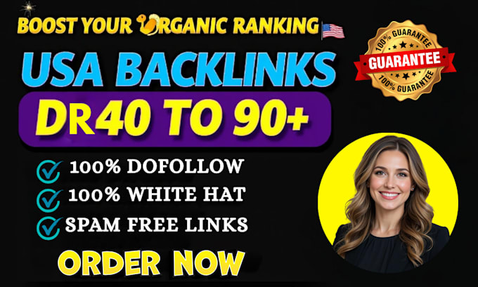 provide high quality da 90 usa dofollow backlinks