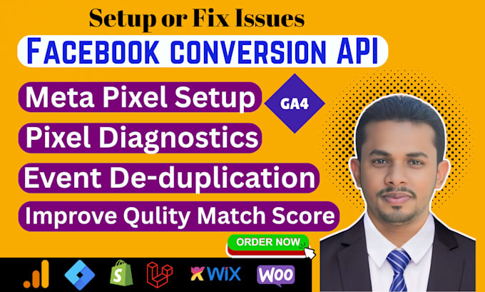setup and fix facebook pixel,capi for kajabi,click funnel and go high level