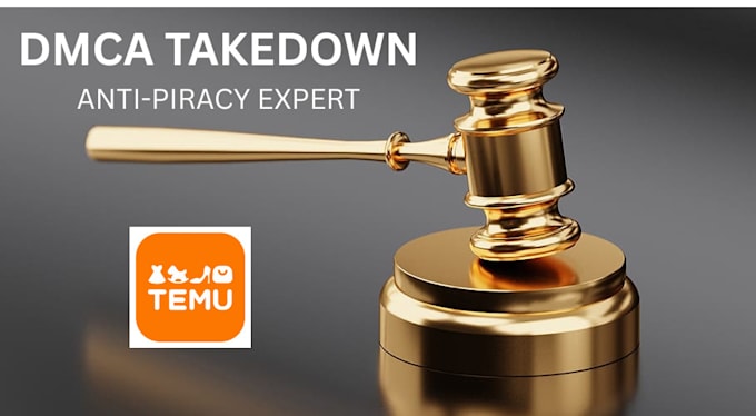 report piracy over temu under dmca