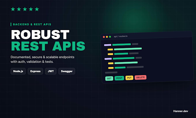 build rest API and backend