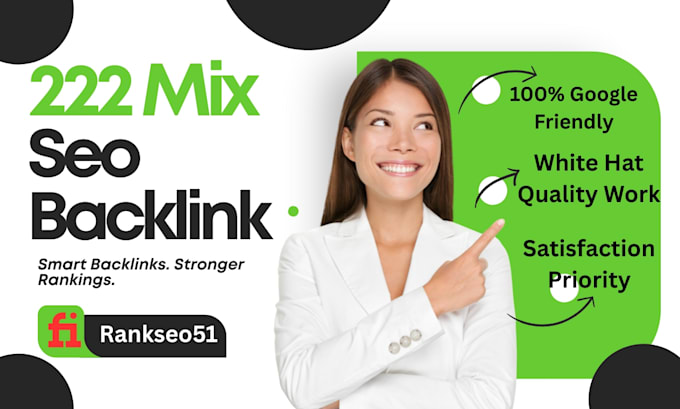 powerful mix seo backlink package with high quality