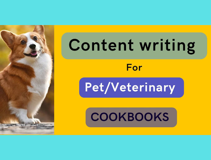 write pet nutrition content