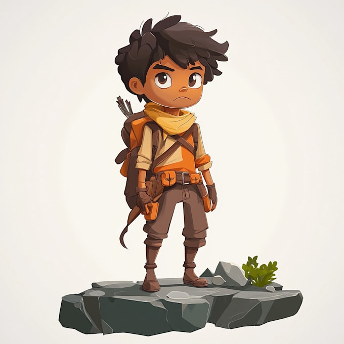 make 2d game character for game art