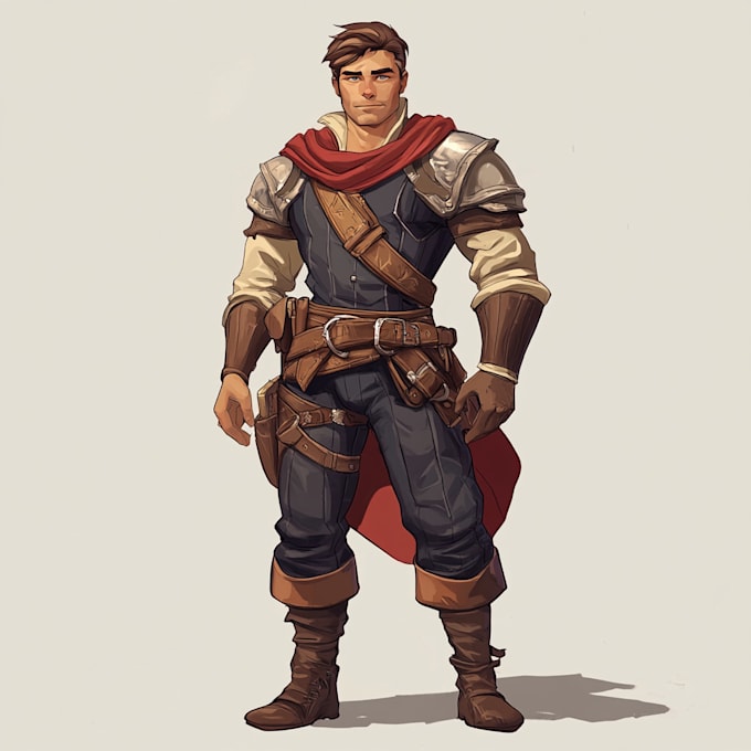 do dnd character art and game character concept art