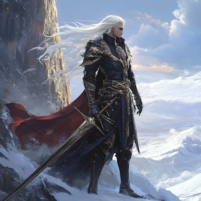 draw fantasy human or furry character