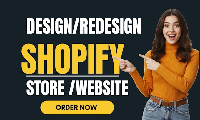 do shopify ecommerce website development, shopify store design and redesign