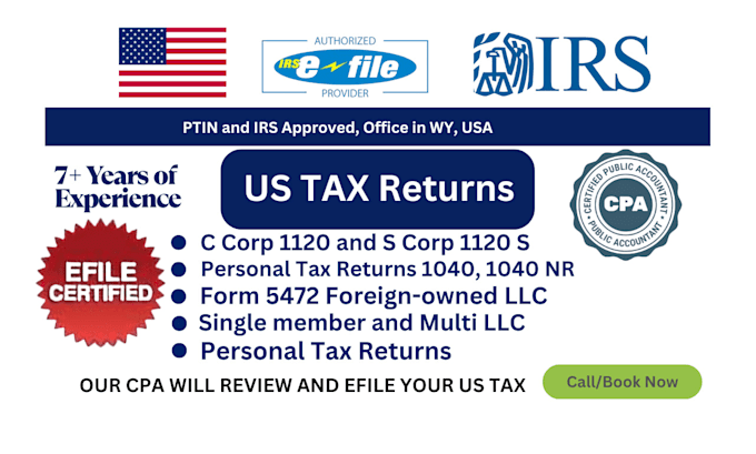answer tax questions and provide US tax compliance