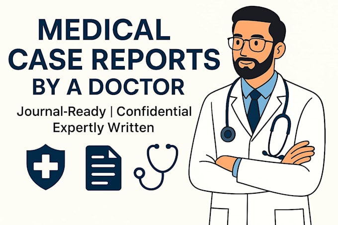 provide medical case reports and manuscript writing