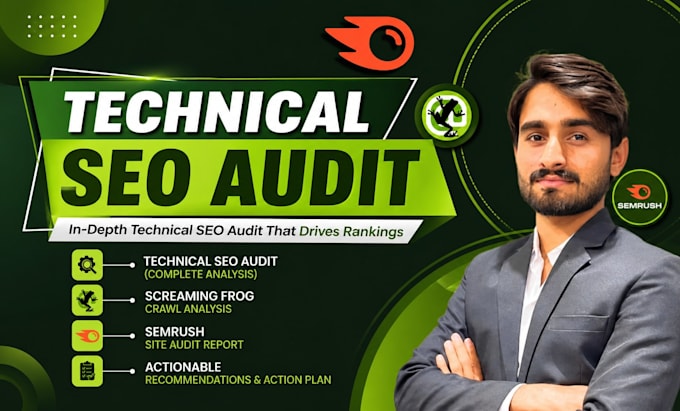 do technical seo audit,screaming frog crawl and website audit report
