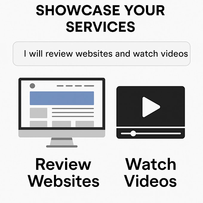 review your website and videos for usability and clarity