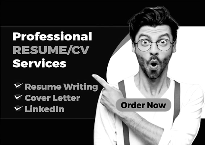 provide professional resume and CV writing service