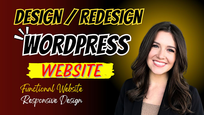 build wordpress website development, redesign, clone, ecommerce website