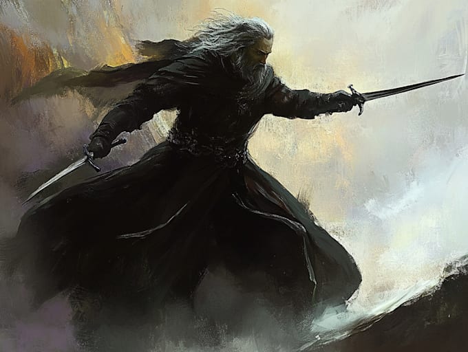 create character illustrations for your fantasy card game