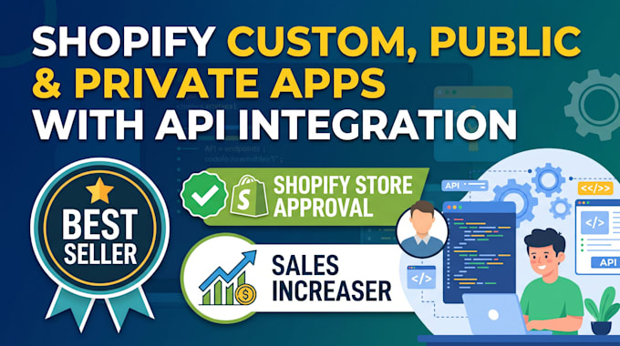 develop shopify custom,public apps with api integrations