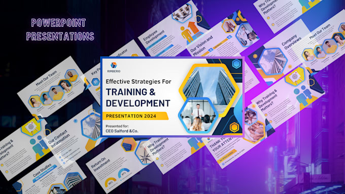 create a professional resume, CV, and powerpoint presentation