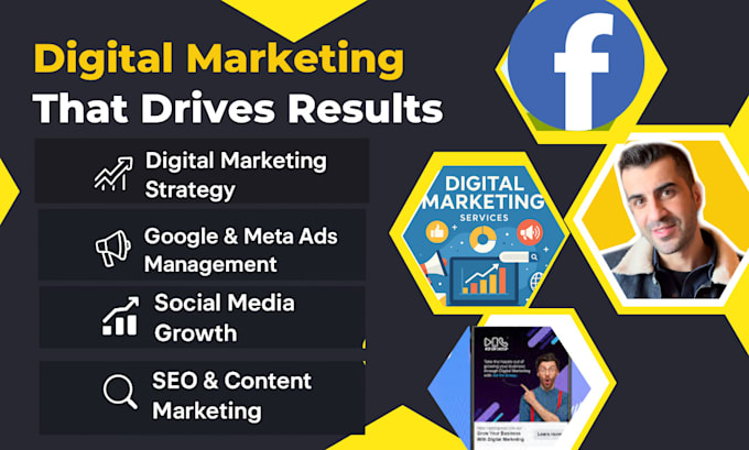 do digital marketing, create a marketing strategy, run google, meta fb insta ads
