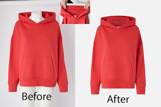do ghost mannequin neck joint dummy remove service