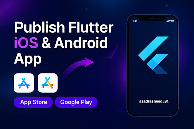 upload publish flutter IOS android app to playstore or appstore