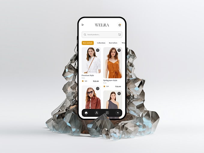 Do modern ui ux design for mobile app and web using figma by Lana_ux ...