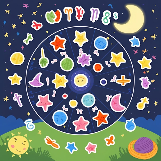 create a kids personality portrait and recommend activities based on astrology