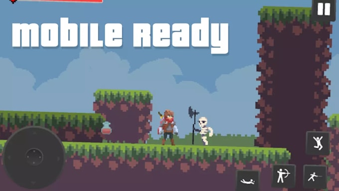 develop 2d platformer game or endless runner game for pc android and for web