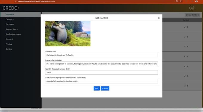 create cms integrate api with ott app roku channel amazon fire tv, android tv