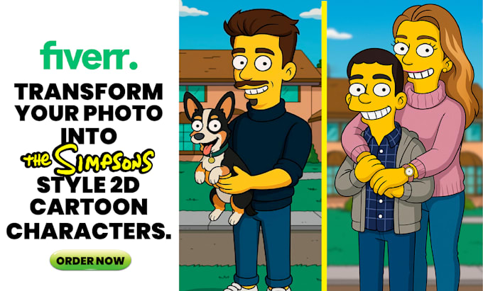 Create your photo into the simpsons 2d cartoon characters by ...