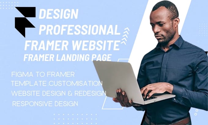 Design professional framer website framer landing page figma to framer ...