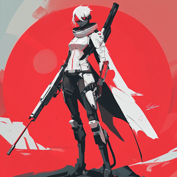 do sci fi character illustration or sci fi character art for you