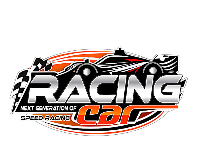 make an automotive design racing logo