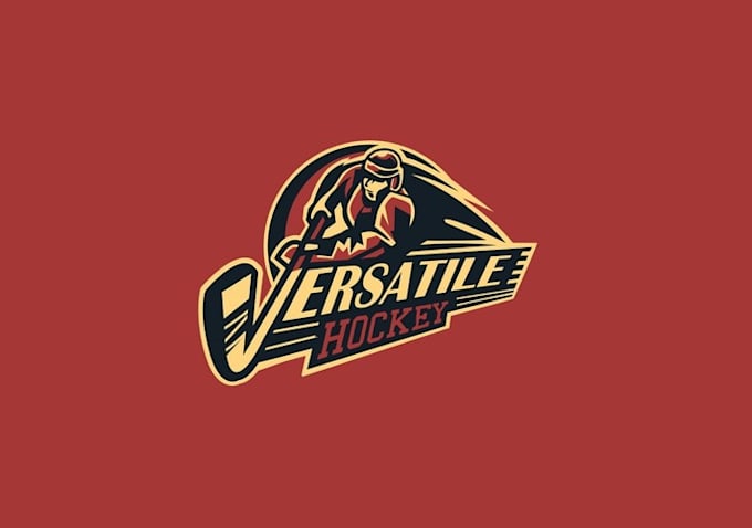 create cool hockey camps teams logo