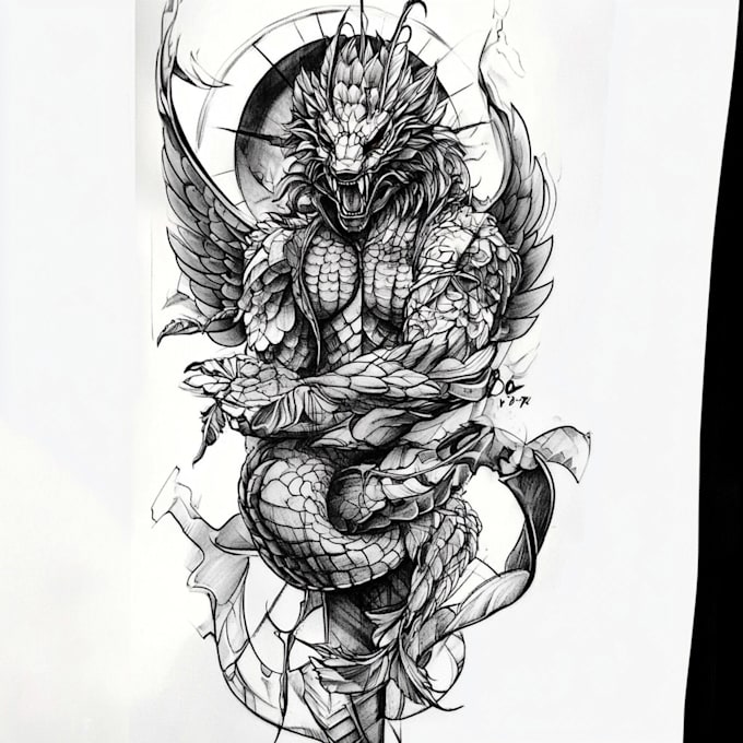 create a unique and custom tattoo design