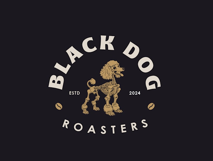 design mascot coffee company logo