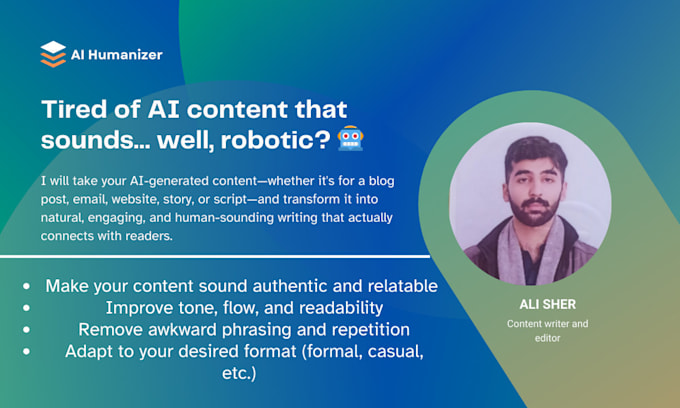 humanize your ai content and check it for plagiarism