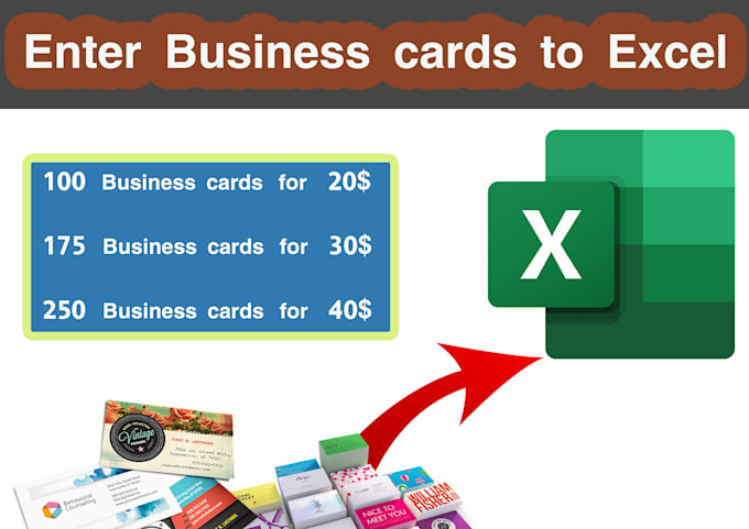 Enter business card details to excel spread sheets by Dave_smith2005 ...