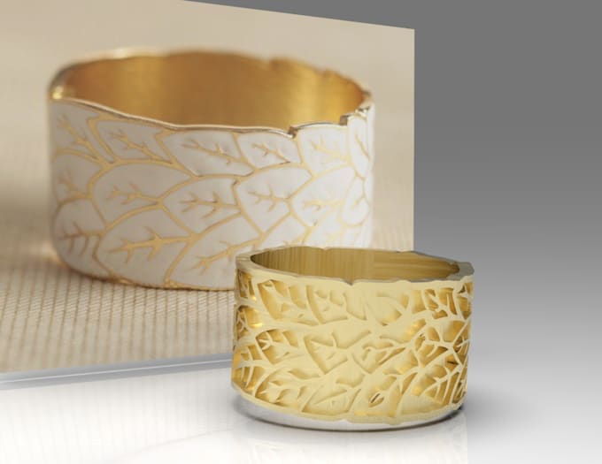 design any type of custom jewelry with cad and render it
