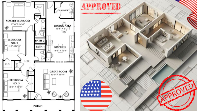 draw pe stamp florida texas illinois architectural permit structural drawing