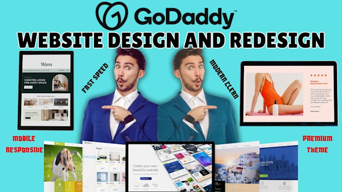 Create a responsive godaddy website design godaddy redesign godadday ...