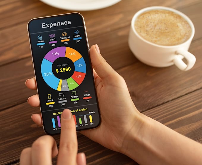 develop ai expense tracker app, budget management app, financial planner app