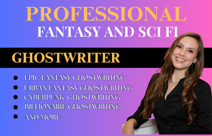ghostwrite original fantasy, science fiction story, novel, ebook
