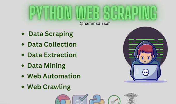 scrape website using python